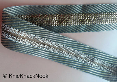 Indian Lace Black Trim Stripes Embroidered Lace Trim 38mm Wide, Trimming, Decorative Ribbon